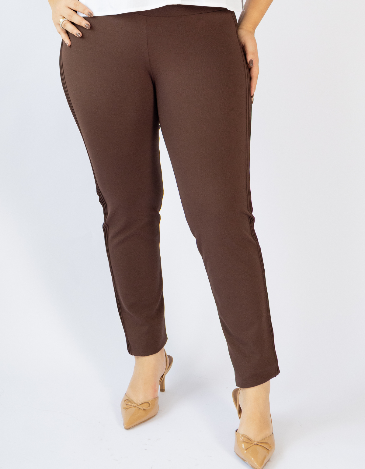 Calça Ultra Modeladora Afina Cintura Fittform Nervura