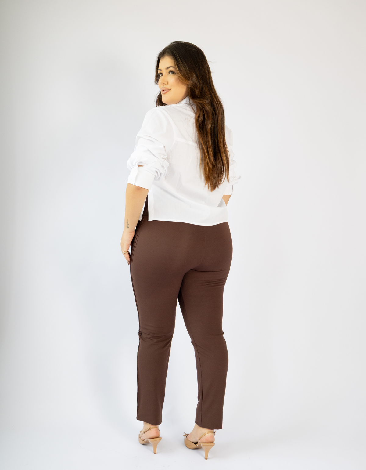 Calça Ultra Modeladora Afina Cintura Fittform Nervura