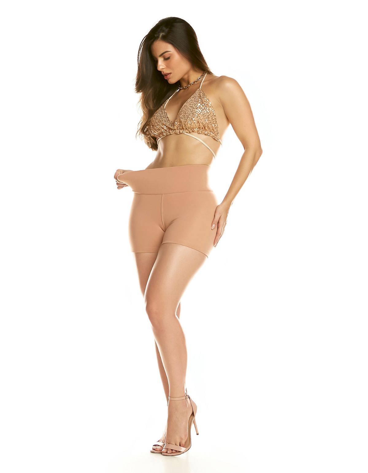 Kit com 2 Shorts Modeladores Afina Cintura