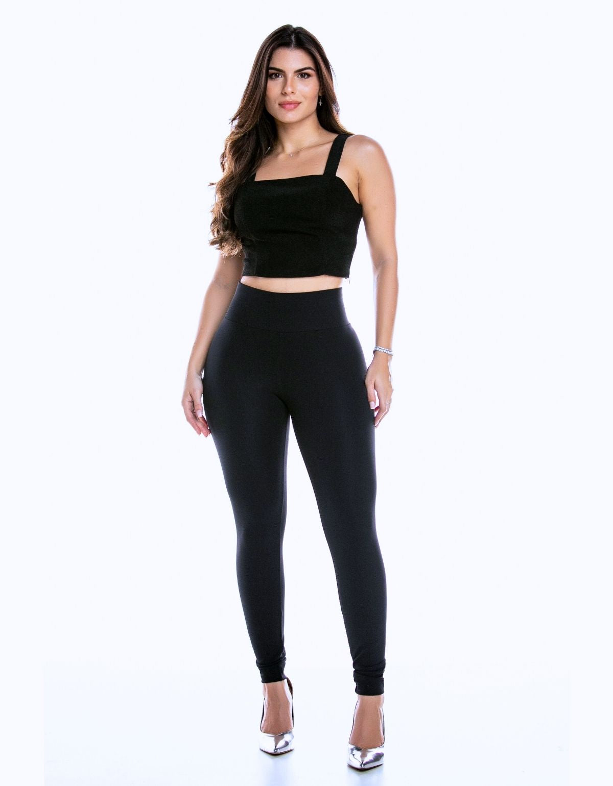 Calça Modeladora Reduz Medidas Skinny Lisa