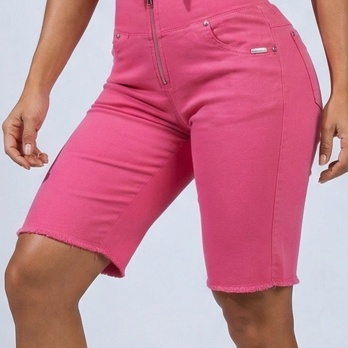 Bermuda Modeladora Afina Cintura Jeans Jords Color