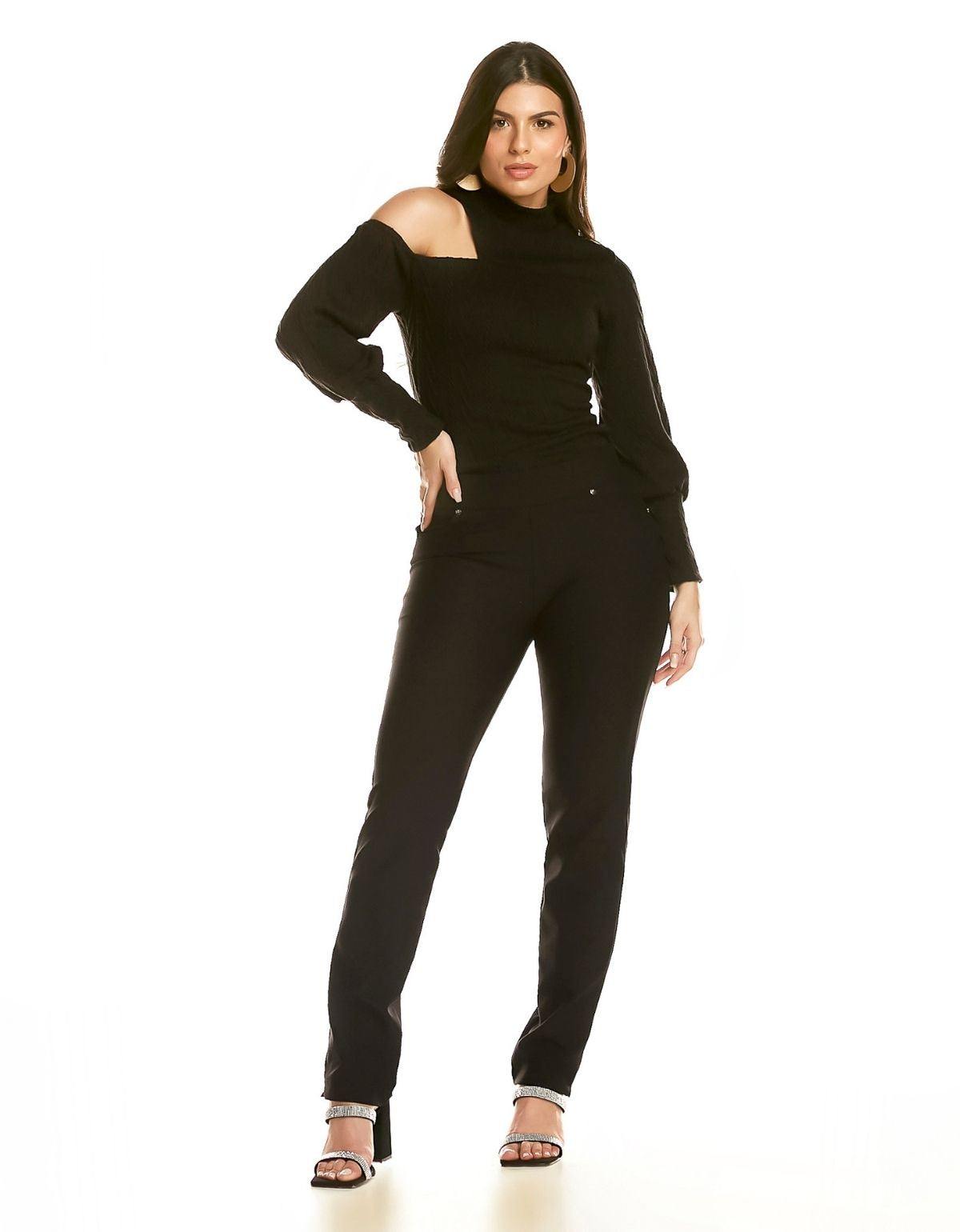 Calça Ultra Modeladora Afina Cintura Fittform Reta