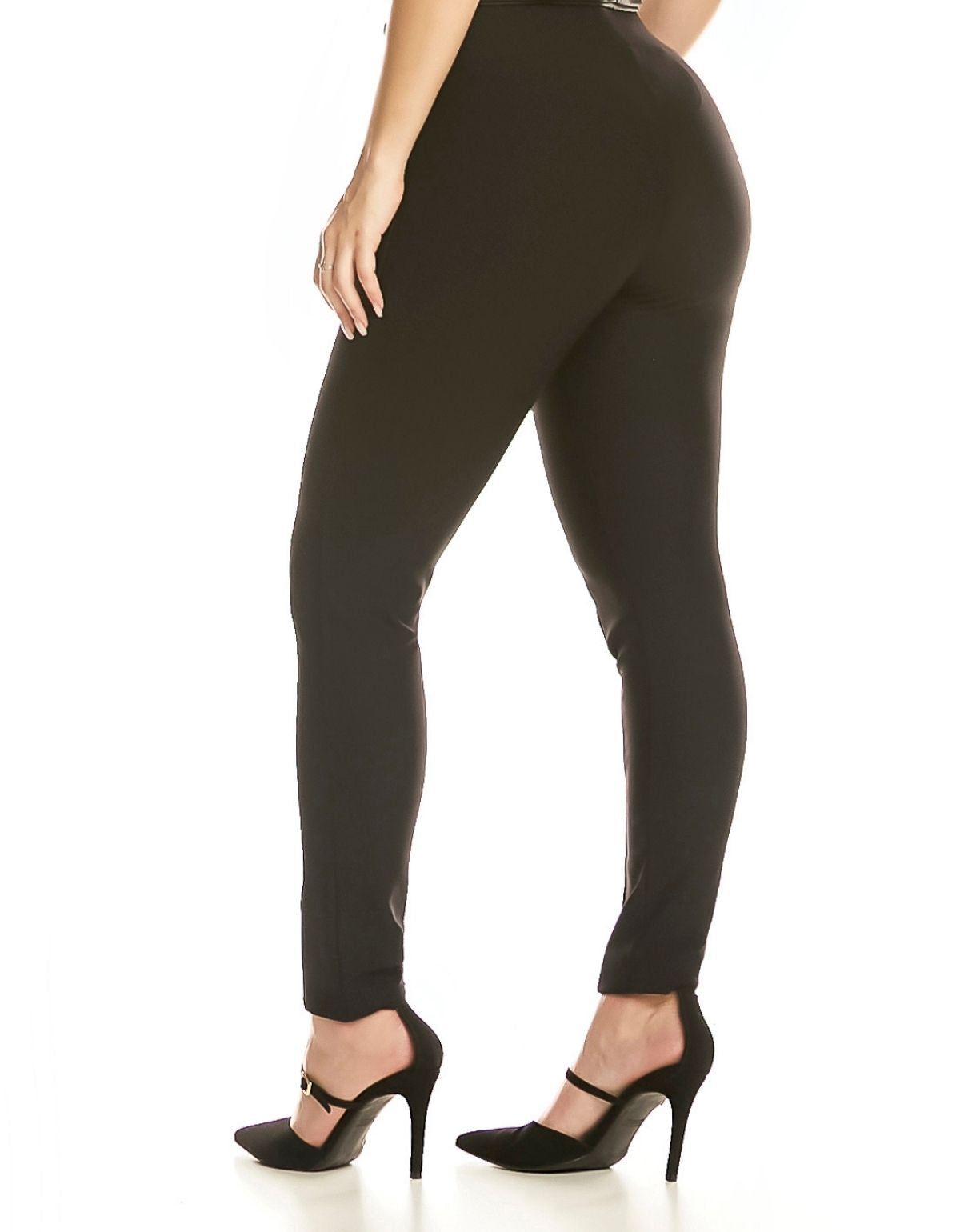 Calça Modeladora Afina Cintura Nervura Bolso