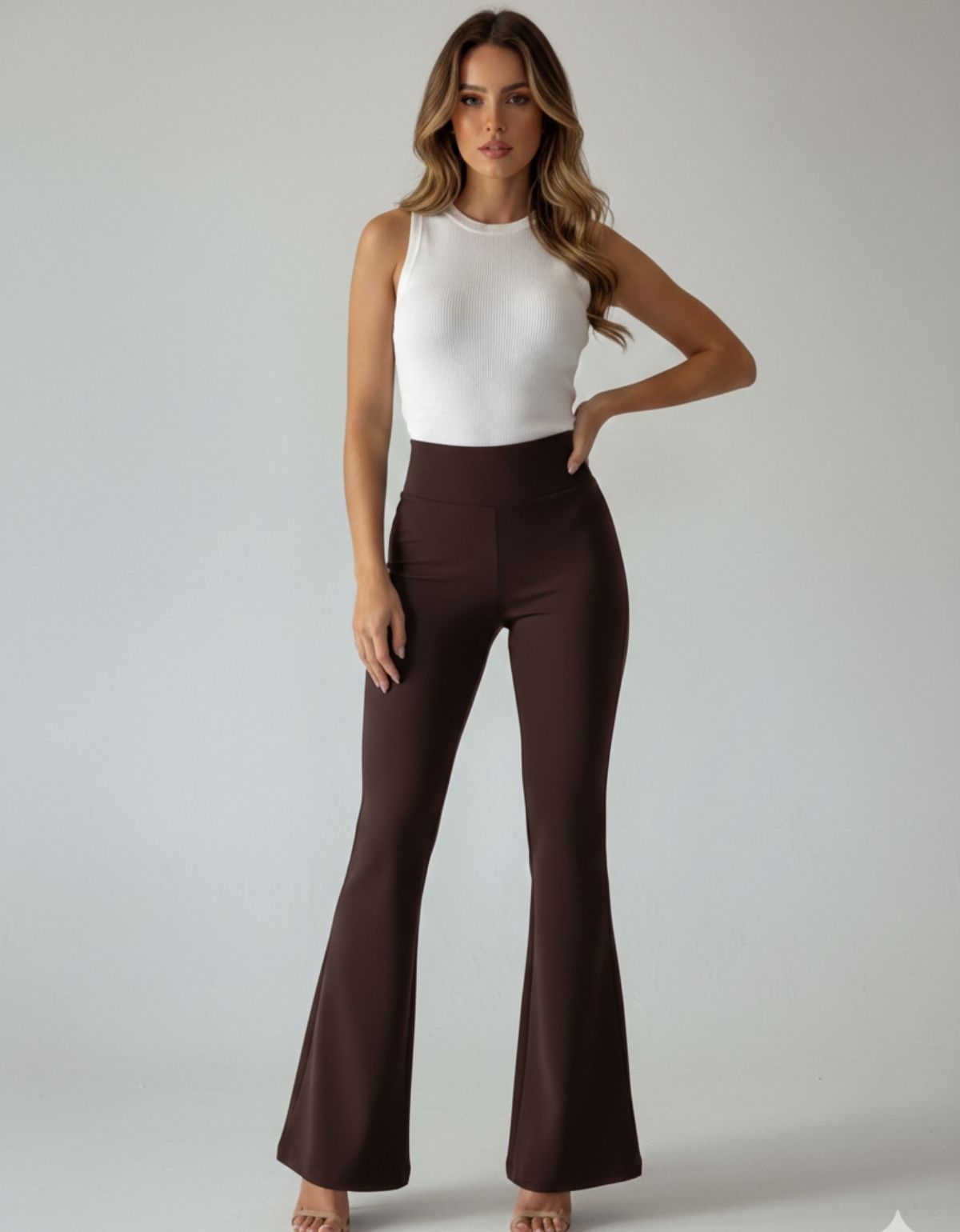 Calça Modeladora Efeito Lipo Fittform Flare Lisa