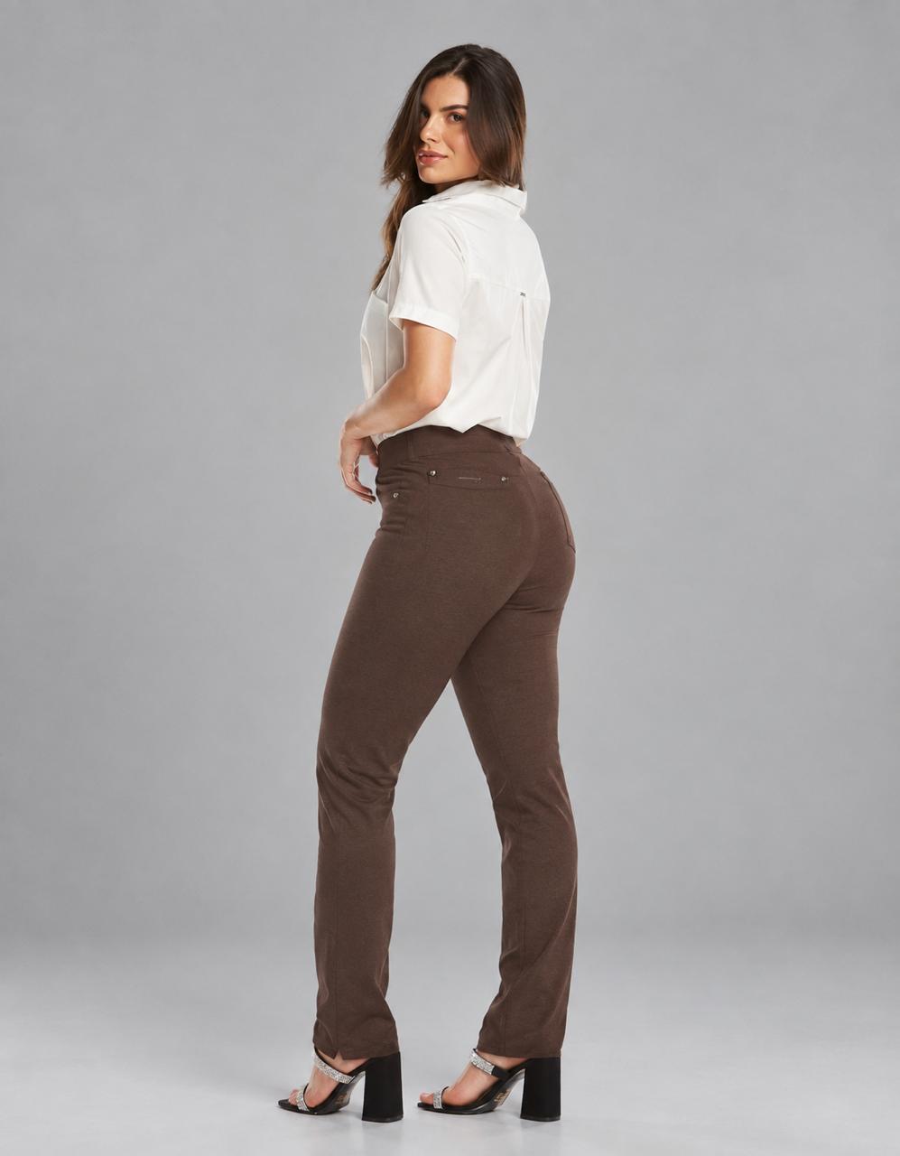 Calça Ultra Modeladora Afina Cintura Fittform Reta