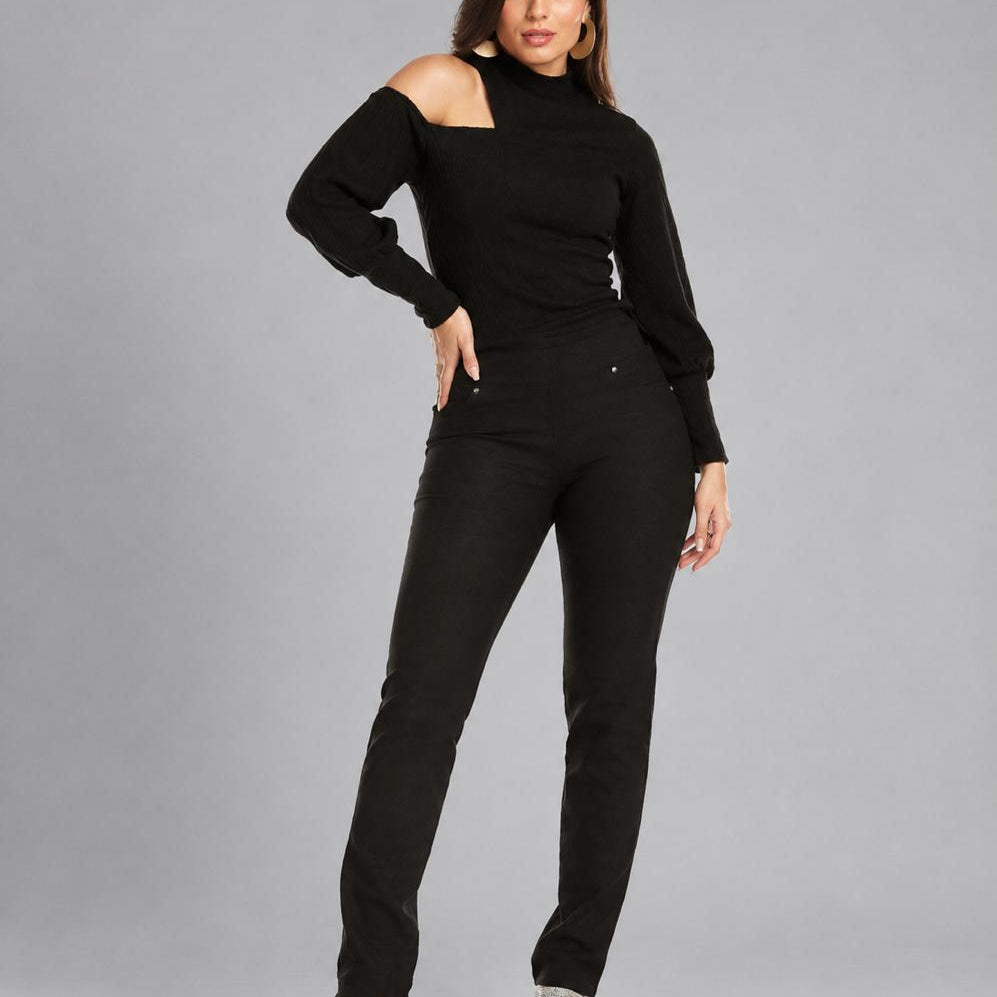 Calça Ultra Modeladora Afina Cintura Fittform Reta