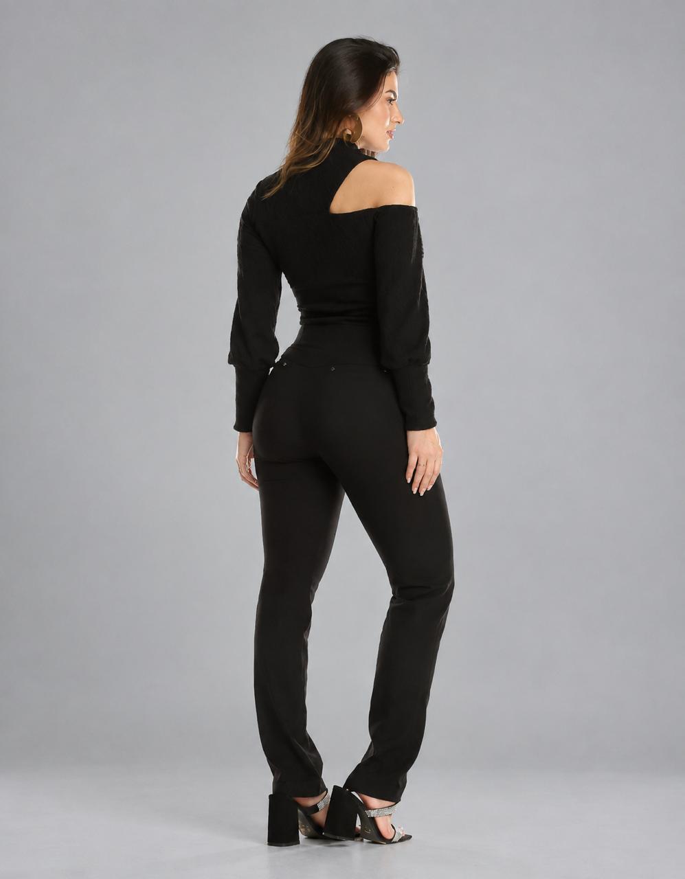 Calça Ultra Modeladora Afina Cintura Fittform Reta