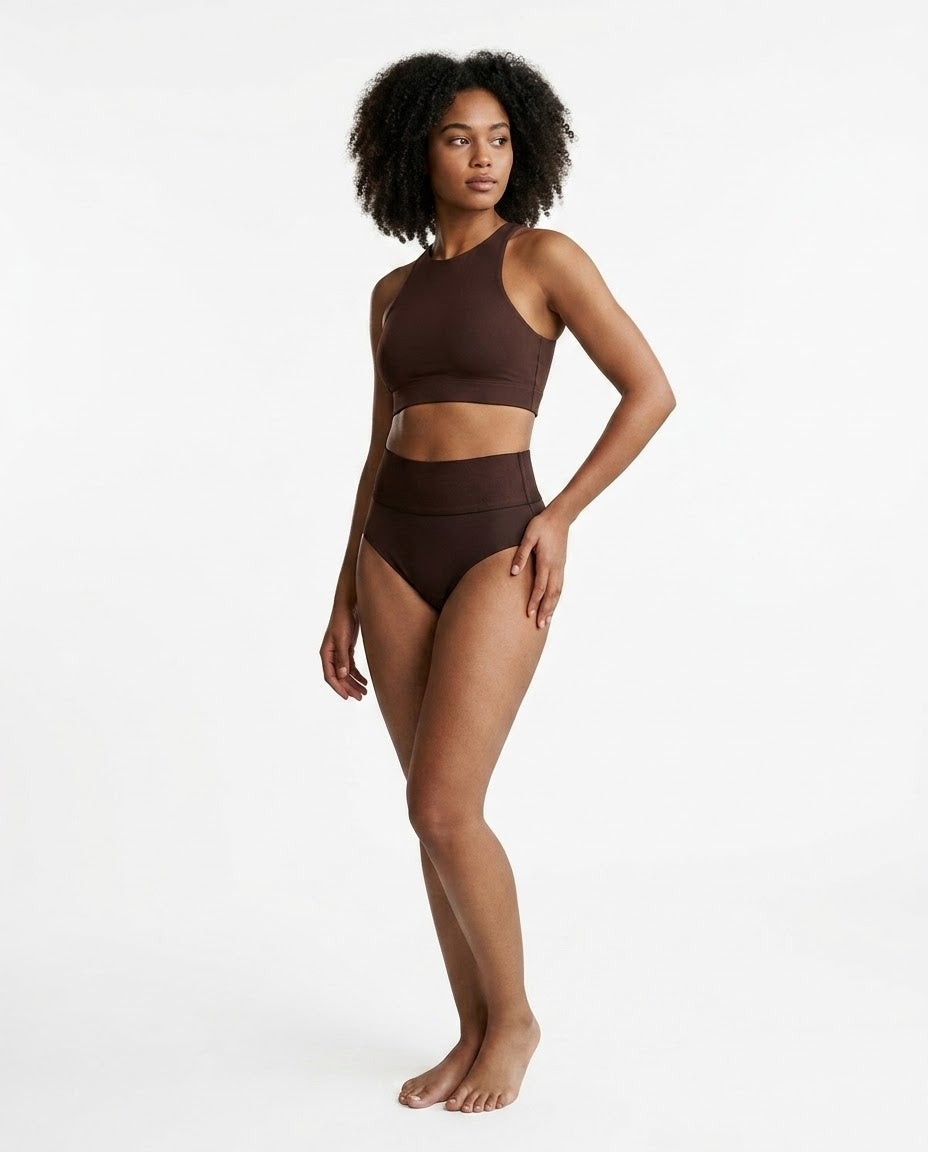Calcinha Modeladora Reduz Medidas Fittform Marrom