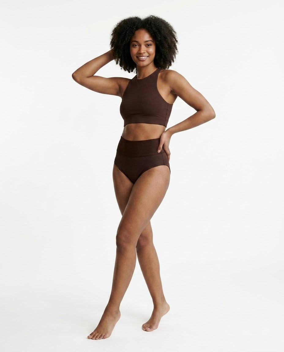 Calcinha Modeladora Reduz Medidas Fittform Marrom