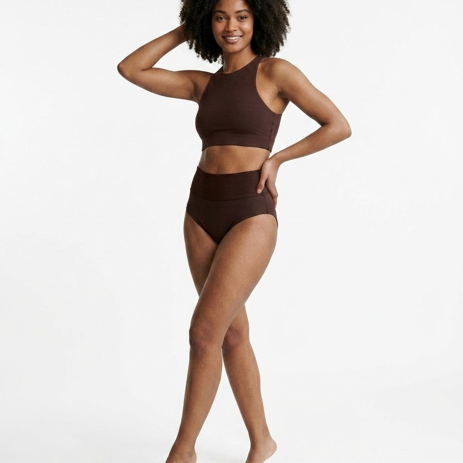 Calcinha Modeladora Reduz Medidas Fittform Marrom